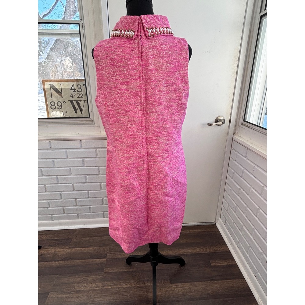 Lilly Pulitzer NWT Portia Beaded Sheath Dress 12 tweed classic preppy party - Picture 5 of 12